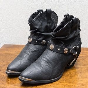 Dingo Olivia Slouch Cowboy Western Boots Womens 9M EUC